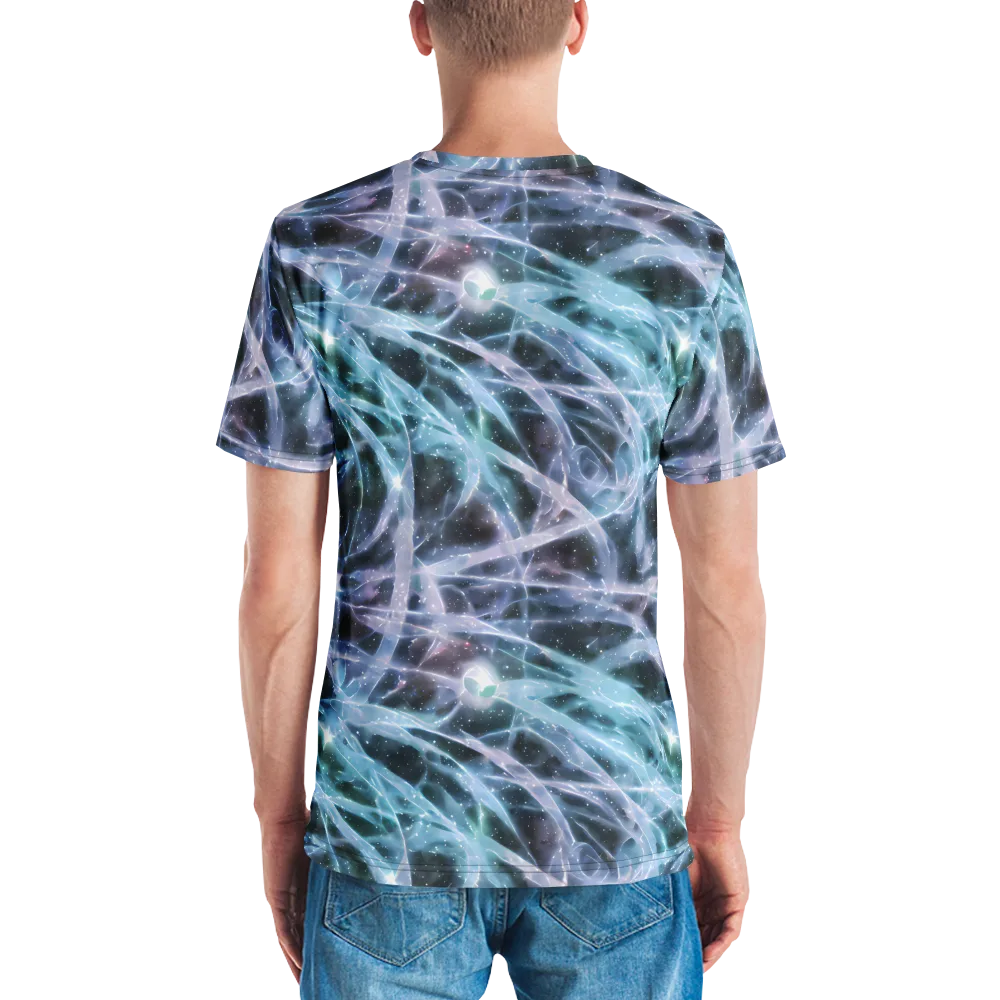 Icelight Drift on Men's Crew Neck T-Shirt — Back