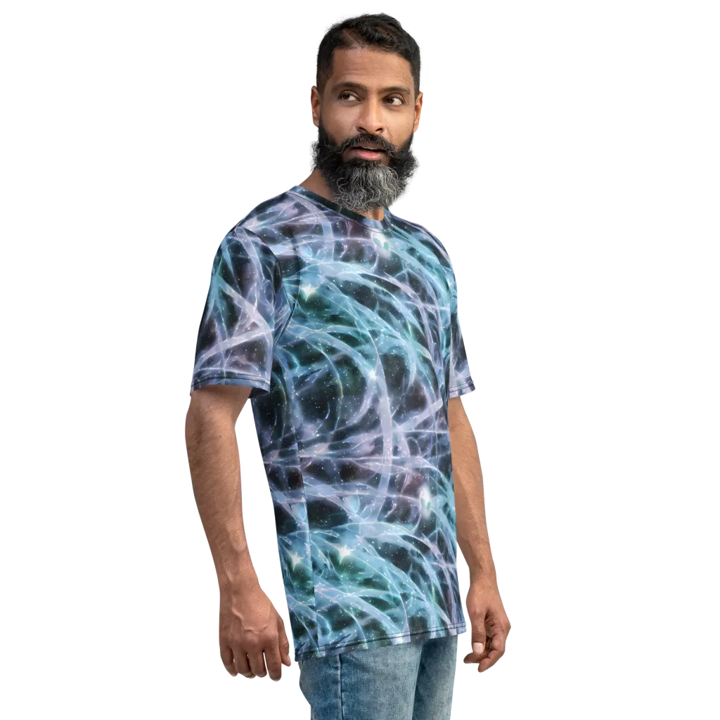 Icelight Drift on Men's Crew Neck T-Shirt — Right