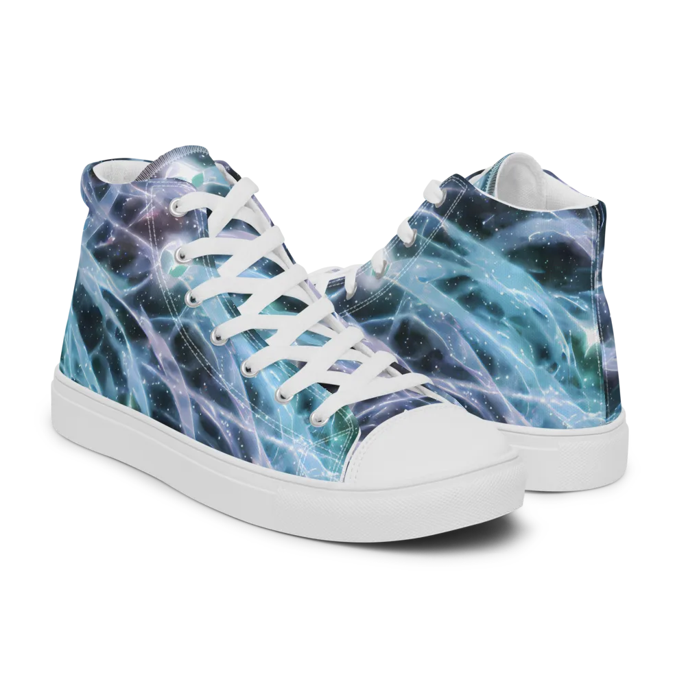 Icelight Drift on Men's High Top Canvas Shoes — Right