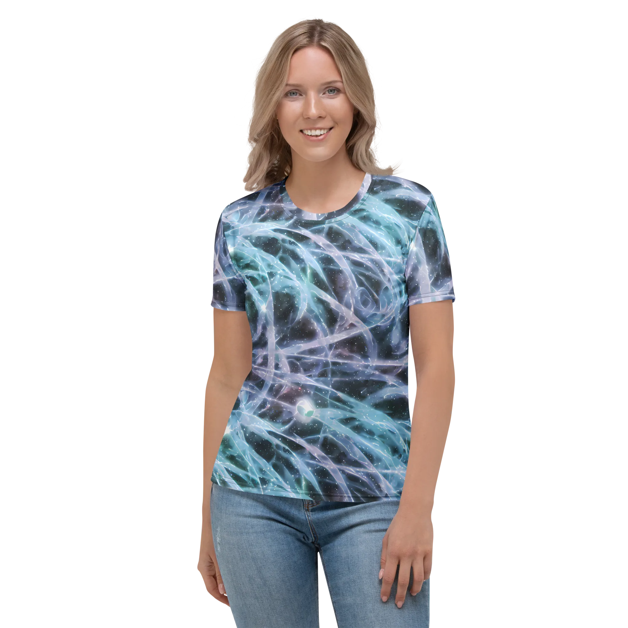 Icelight Drift on Women's Crew Neck T-Shirt — Front