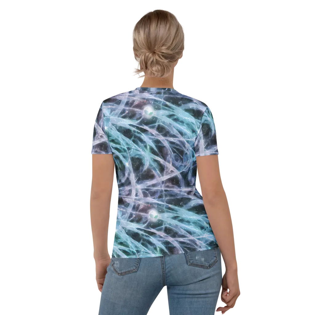 Icelight Drift on Women's Crew Neck T-Shirt — Back
