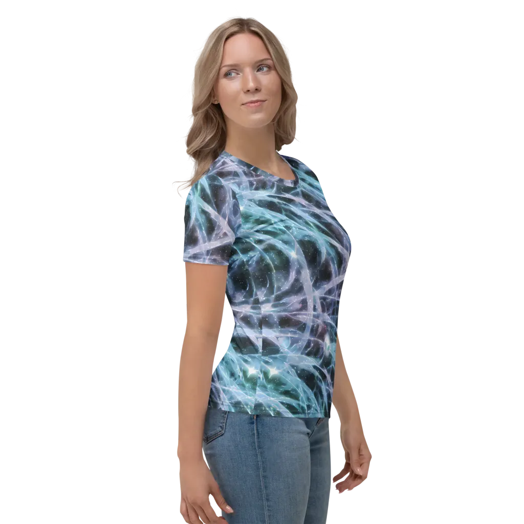 Icelight Drift on Women's Crew Neck T-Shirt — Right