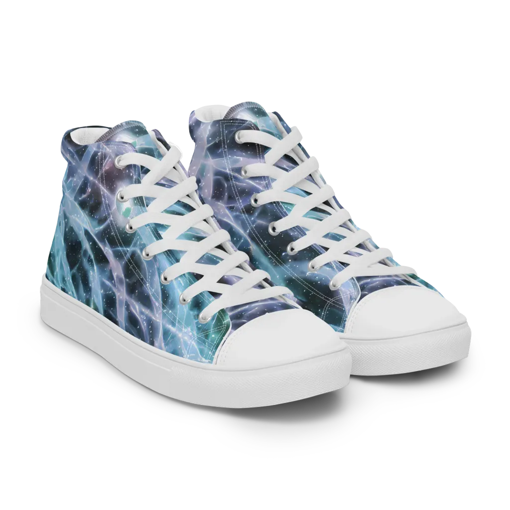 Icelight Drift on Women's High Top Canvas Shoes — Right Front