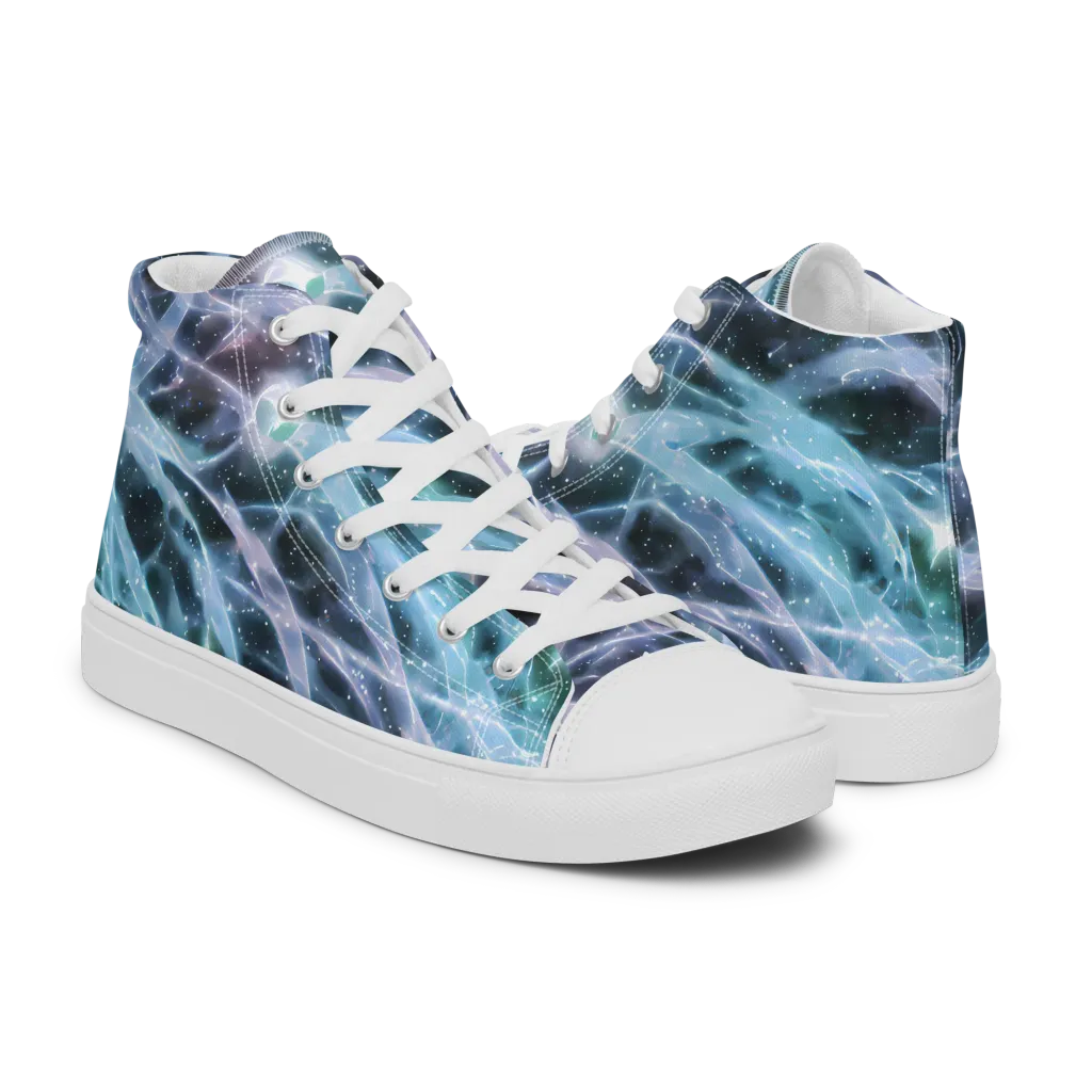Icelight Drift on Women's High Top Canvas Shoes — Right