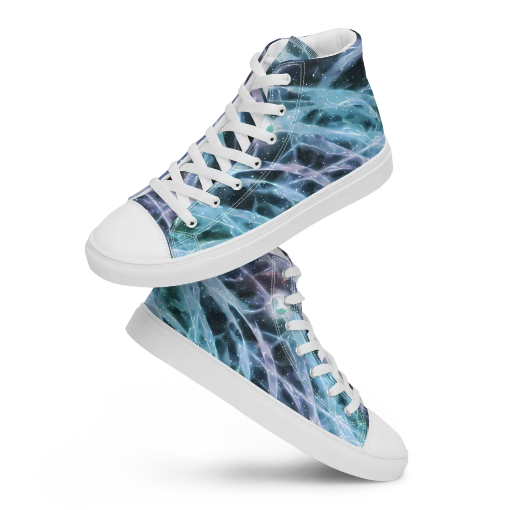 Icelight Drift on Women's High Top Canvas Shoes — Front