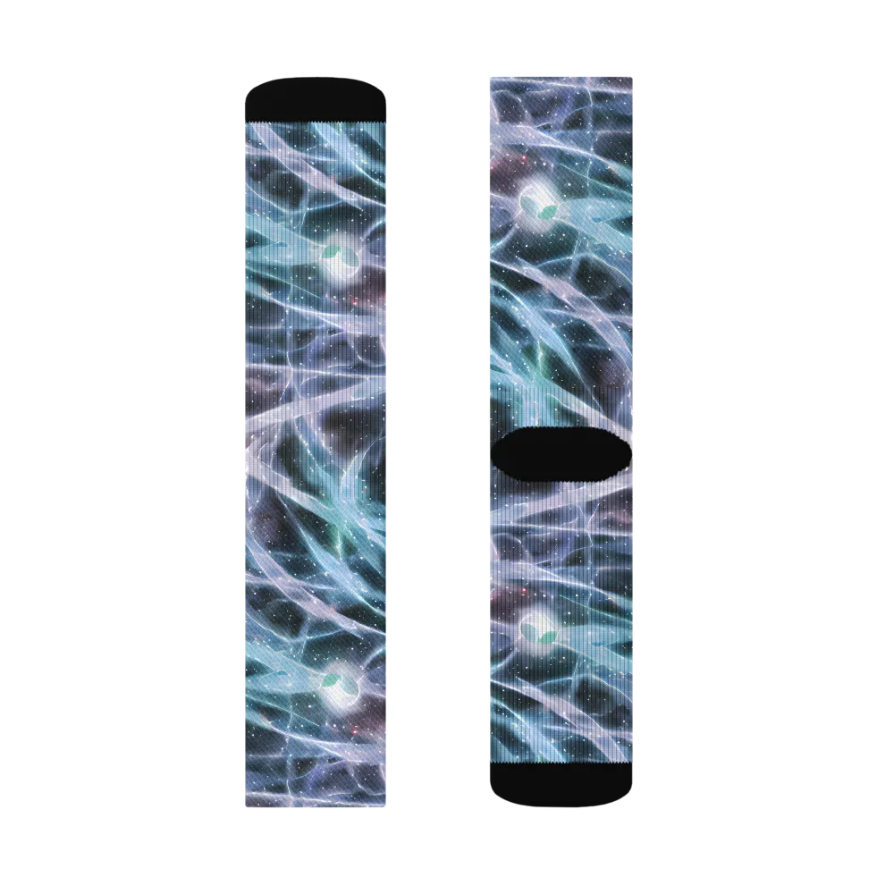 Icelight Drift on Socks — Right Sock