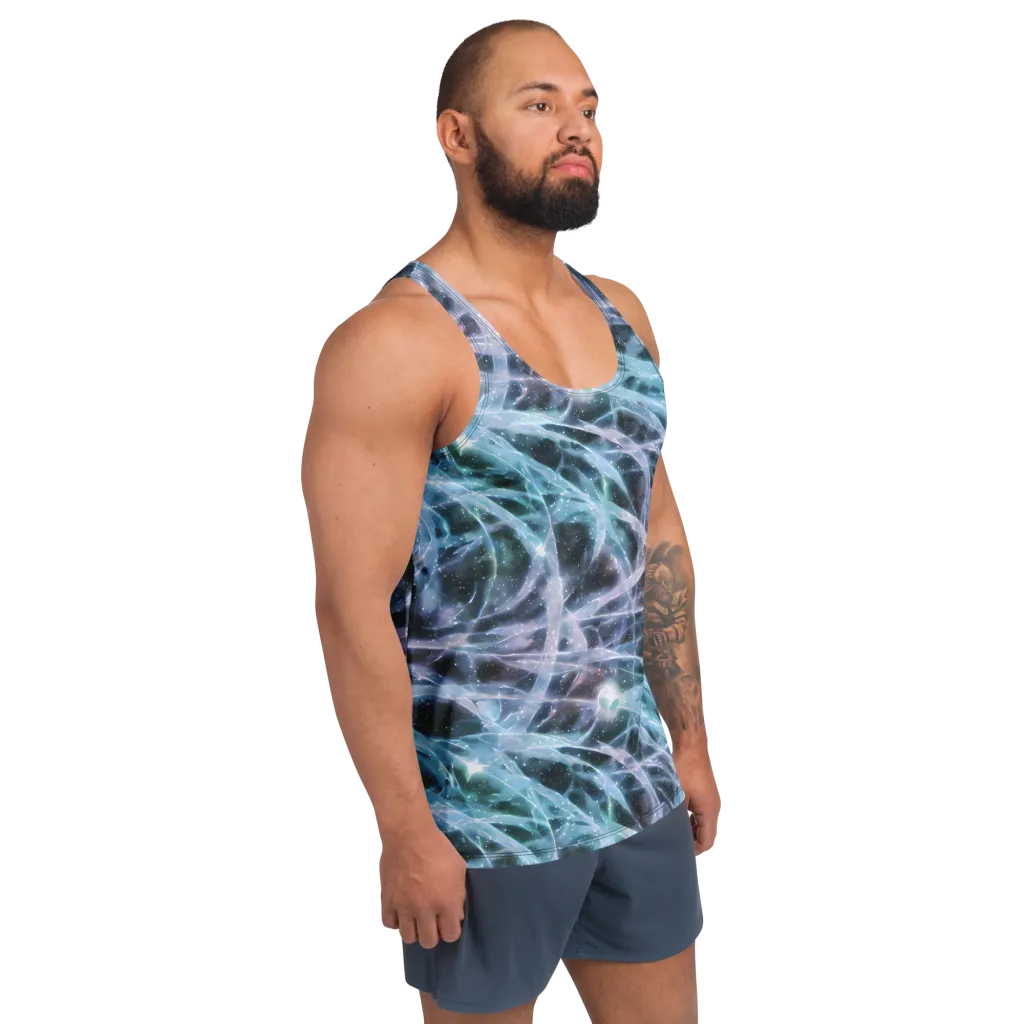 Icelight Drift on Men's Tank Top — Right Front