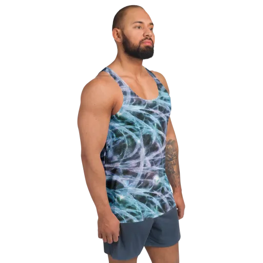 Icelight Drift on a Men's Tank Top