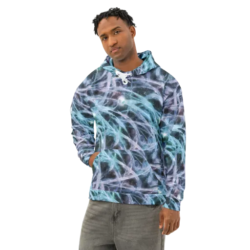 Icelight Drift on a Cotton Hoodie