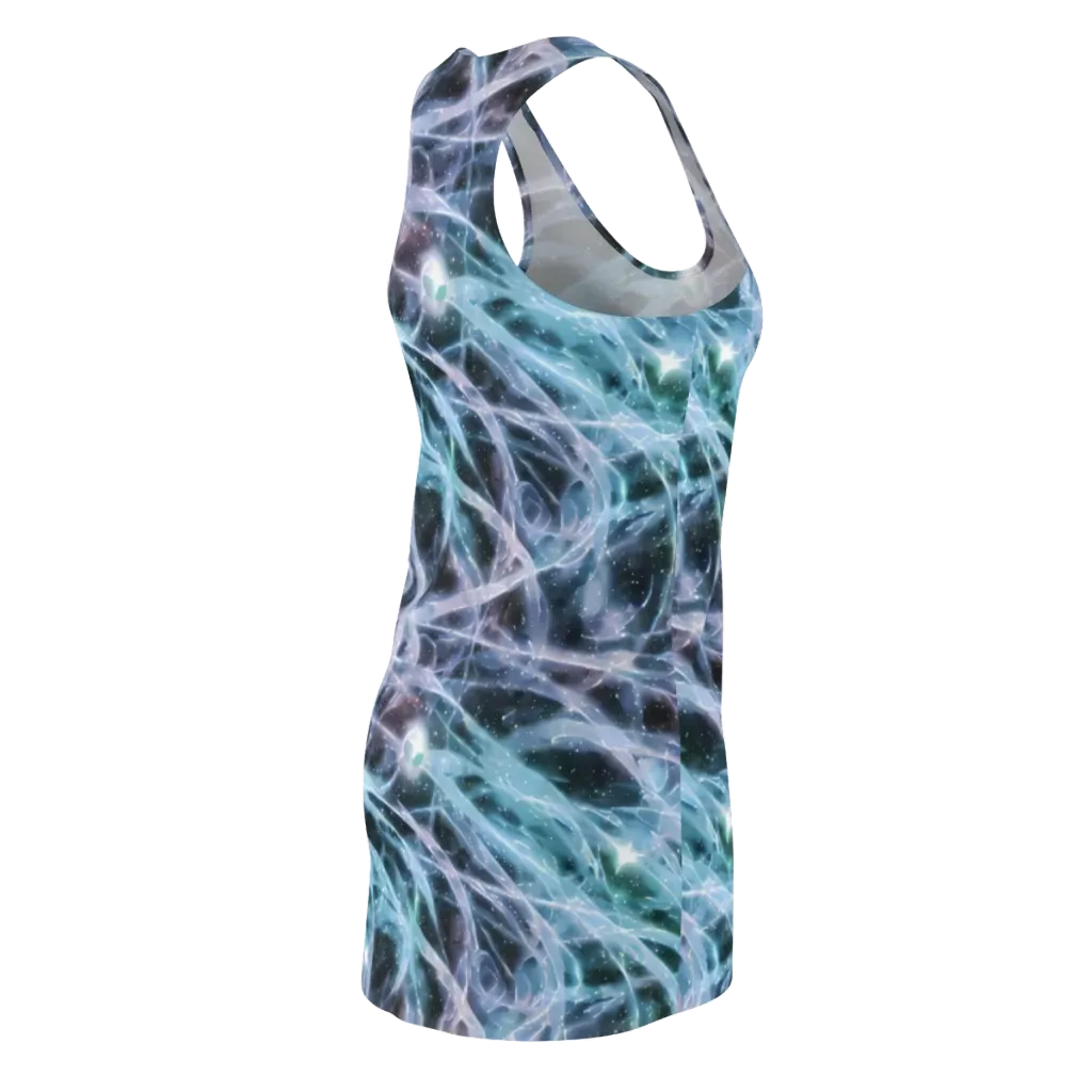 Icelight Drift on Racerback Dress — Back Side