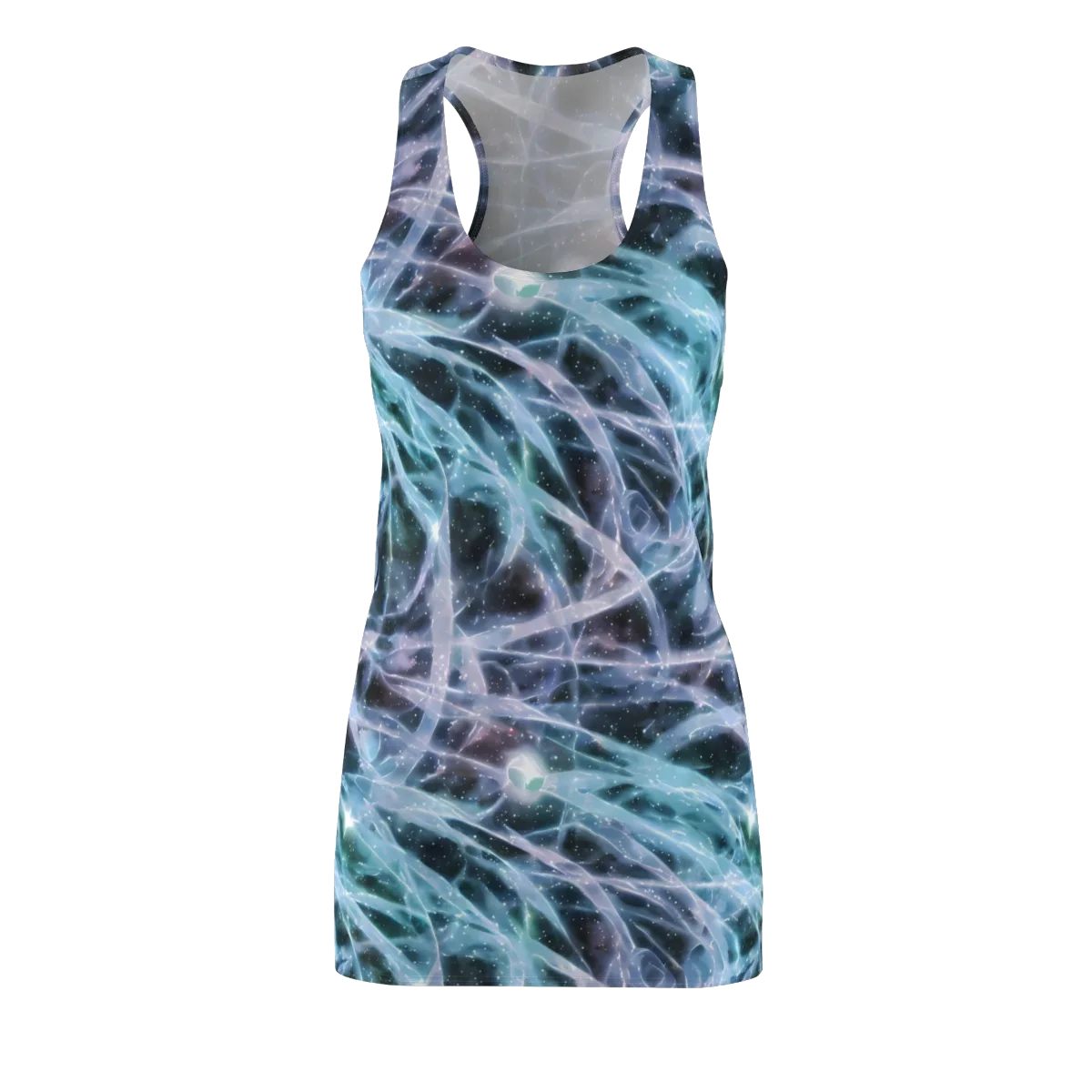Icelight Drift on Racerback Dress — Front