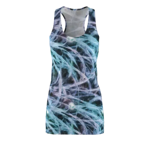 Icelight Drift on a Racerback Dress