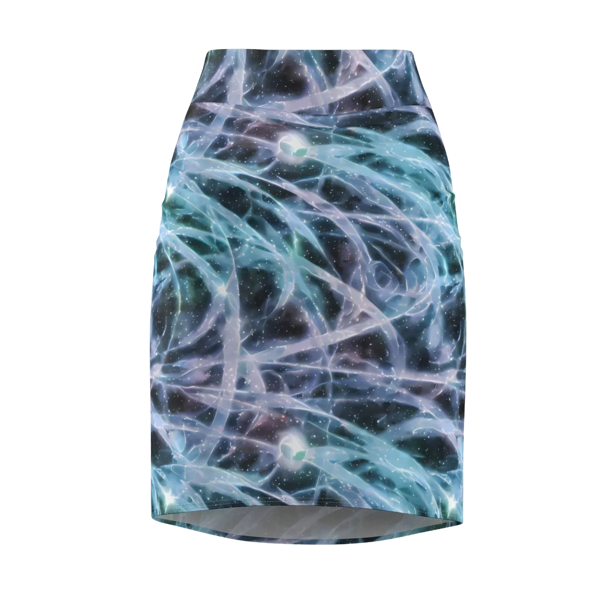 Icelight Drift on Pencil Skirt — Front
