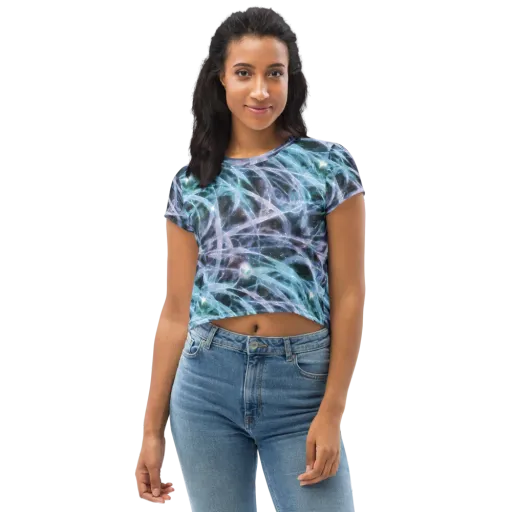 Icelight Drift on a Crop Tee