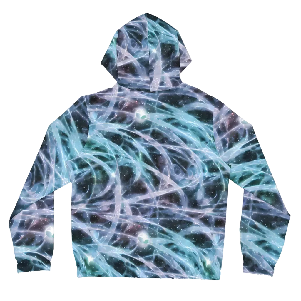 Icelight Drift on Women's Full-Zip Hoodie — Back
