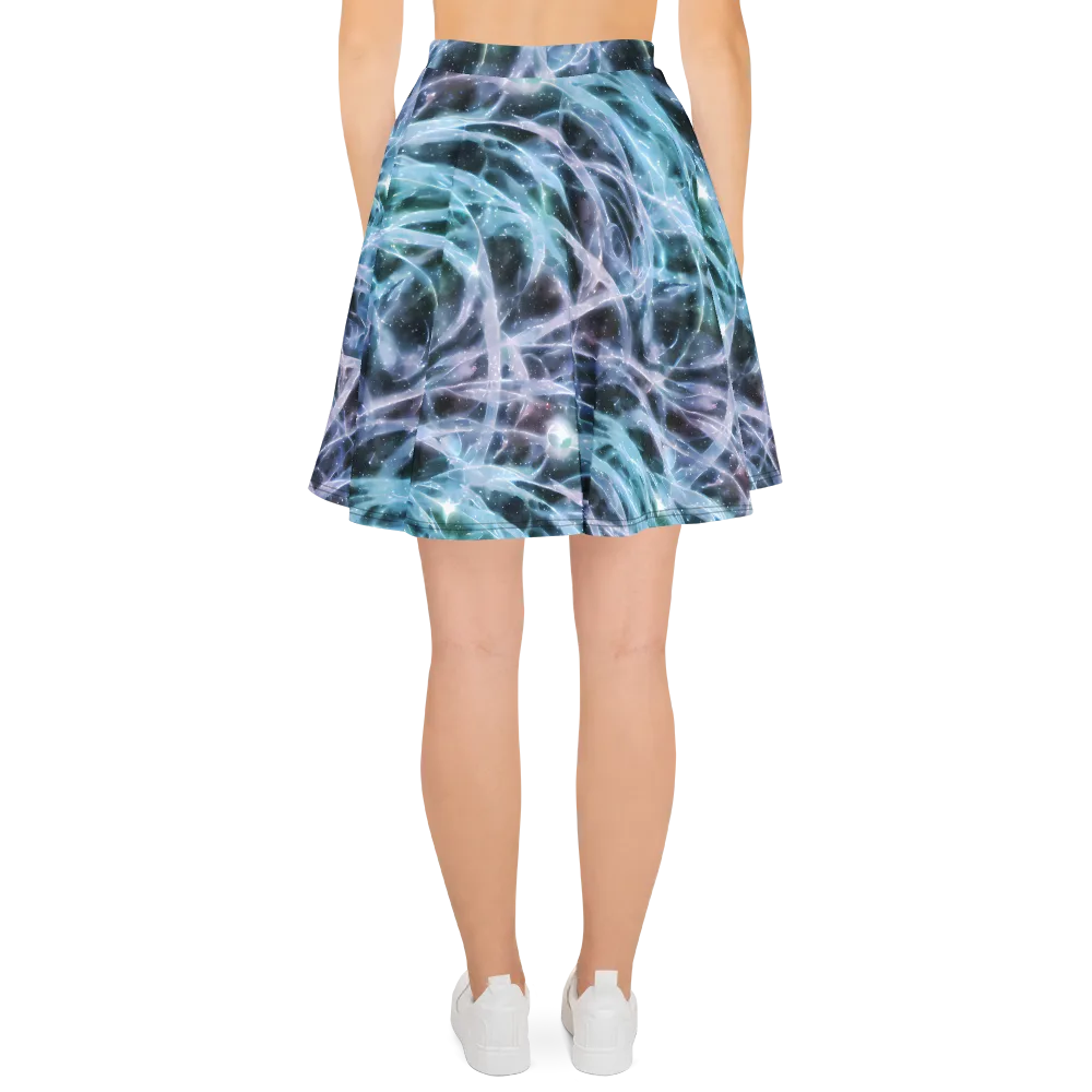 Icelight Drift on Skater Skirt — Back