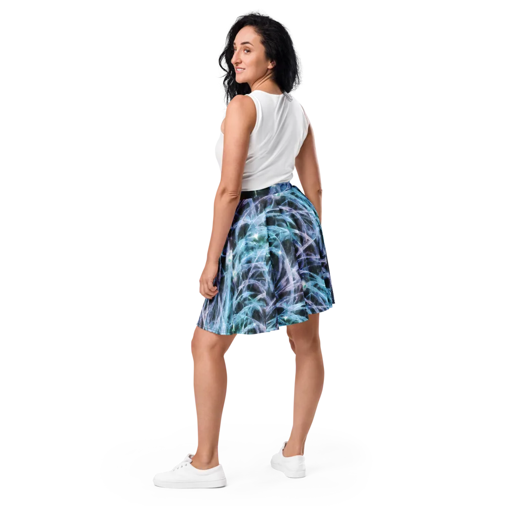 Icelight Drift on Skater Skirt — Back