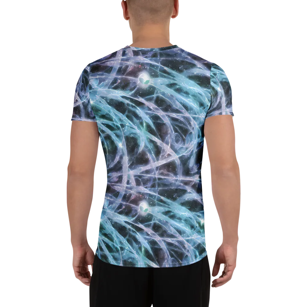 Icelight Drift on Men's Athletic T-Shirt — Back
