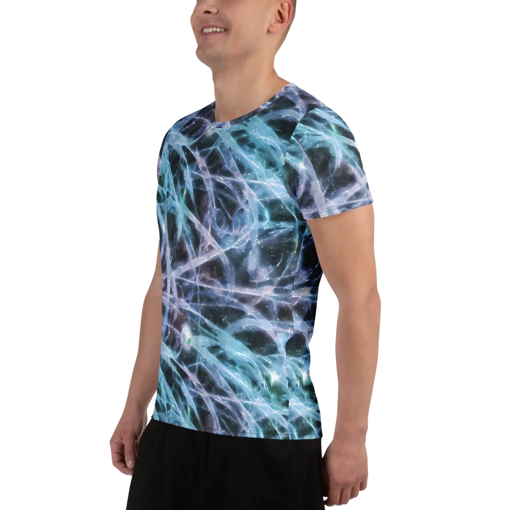 Icelight Drift on Men's Athletic T-Shirt — Left