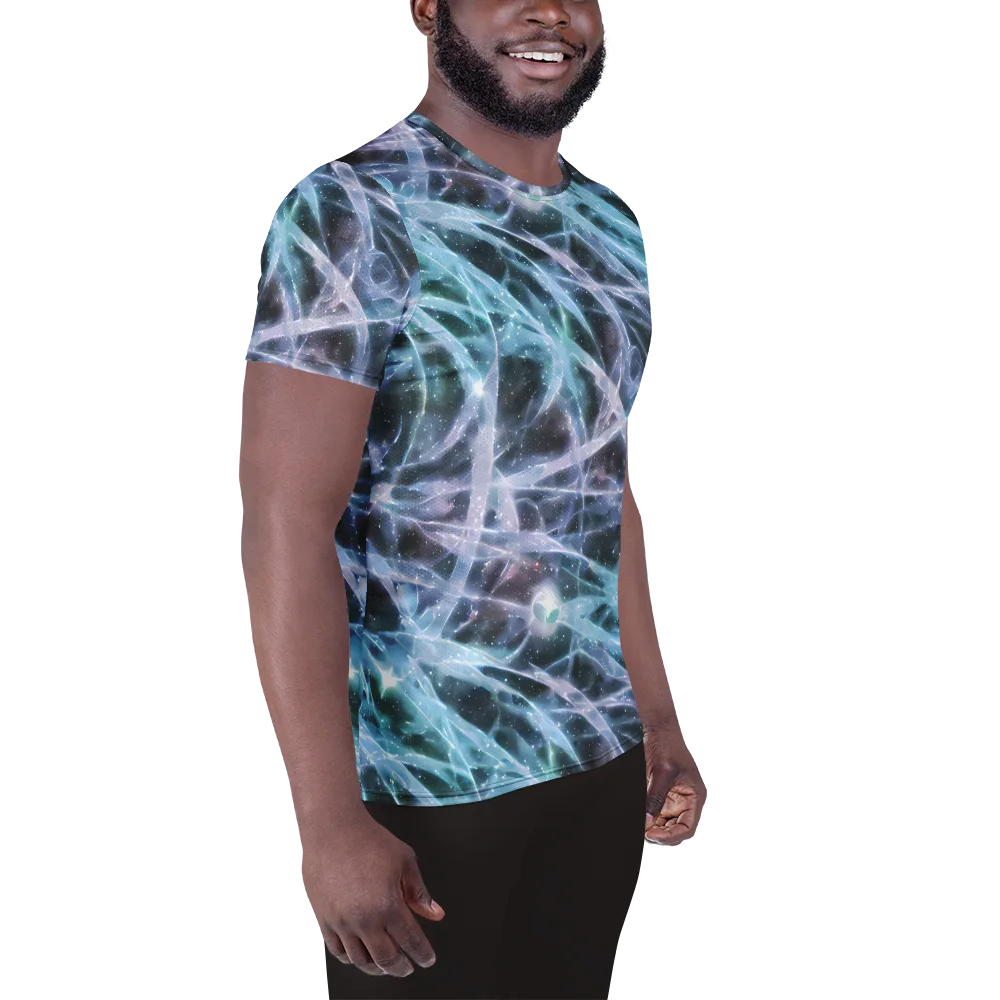 Icelight Drift on Men's Athletic T-Shirt — Right