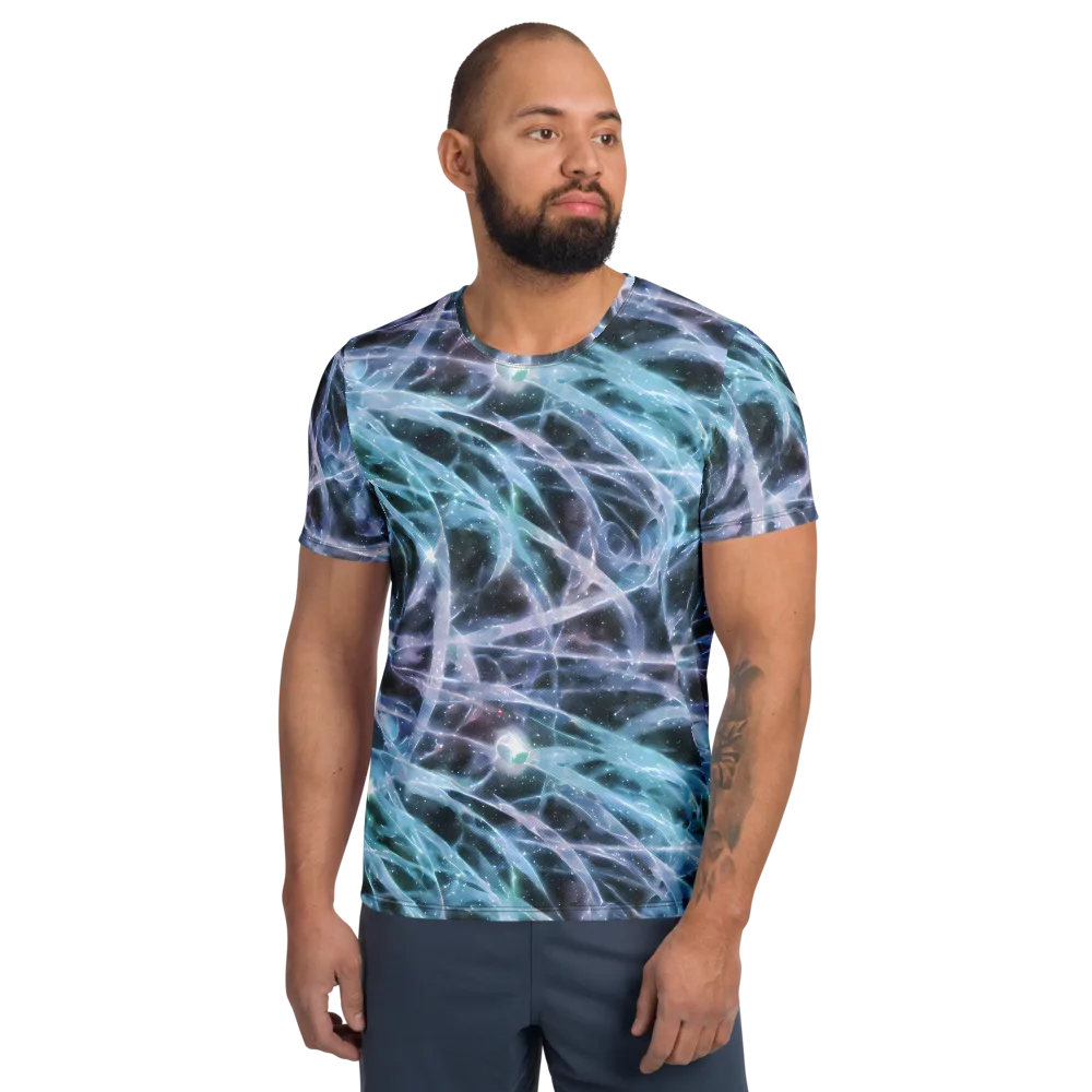 Icelight Drift on Men's Athletic T-Shirt — Front