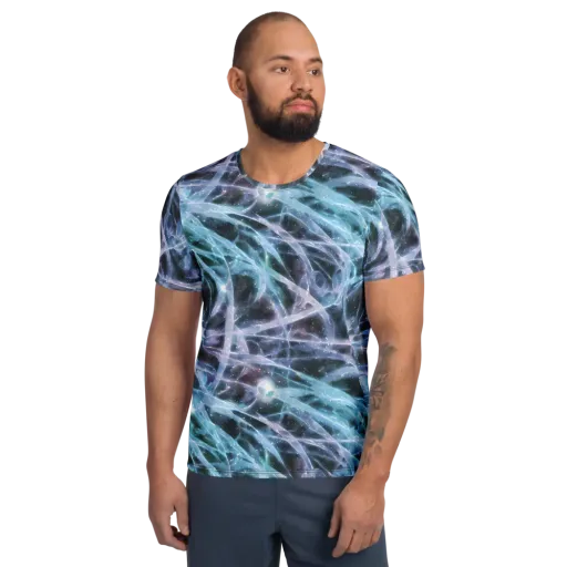 Icelight Drift on a Men's Athletic T-Shirt