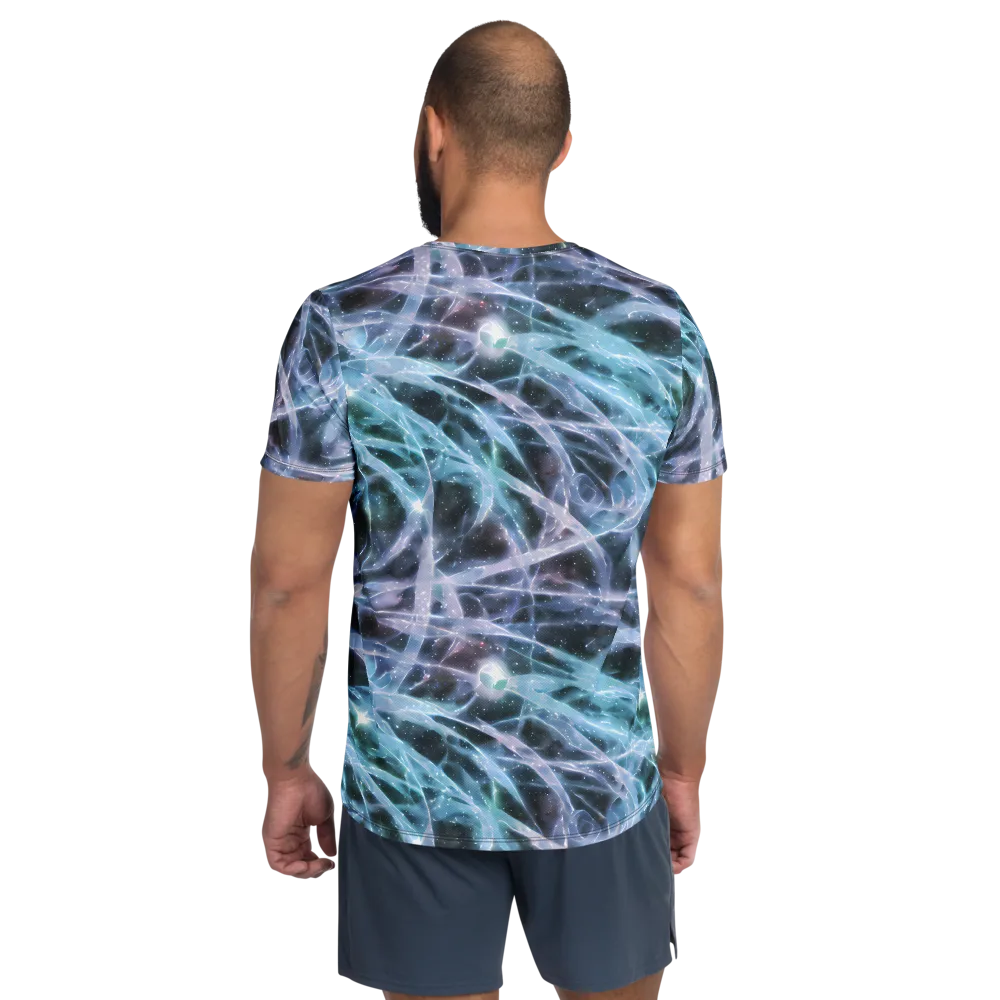 Icelight Drift on Men's Athletic T-Shirt — Back
