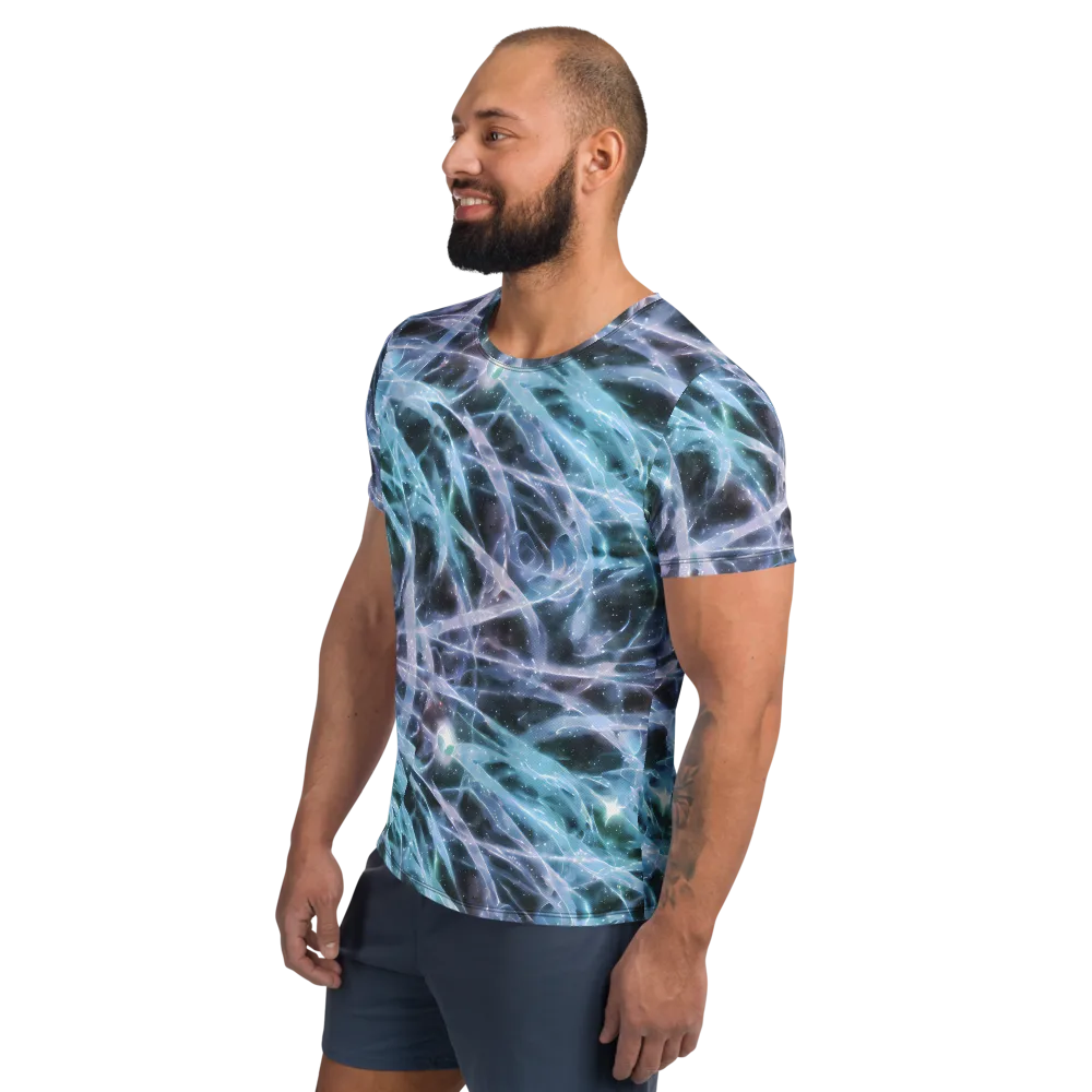 Icelight Drift on Men's Athletic T-Shirt — Left