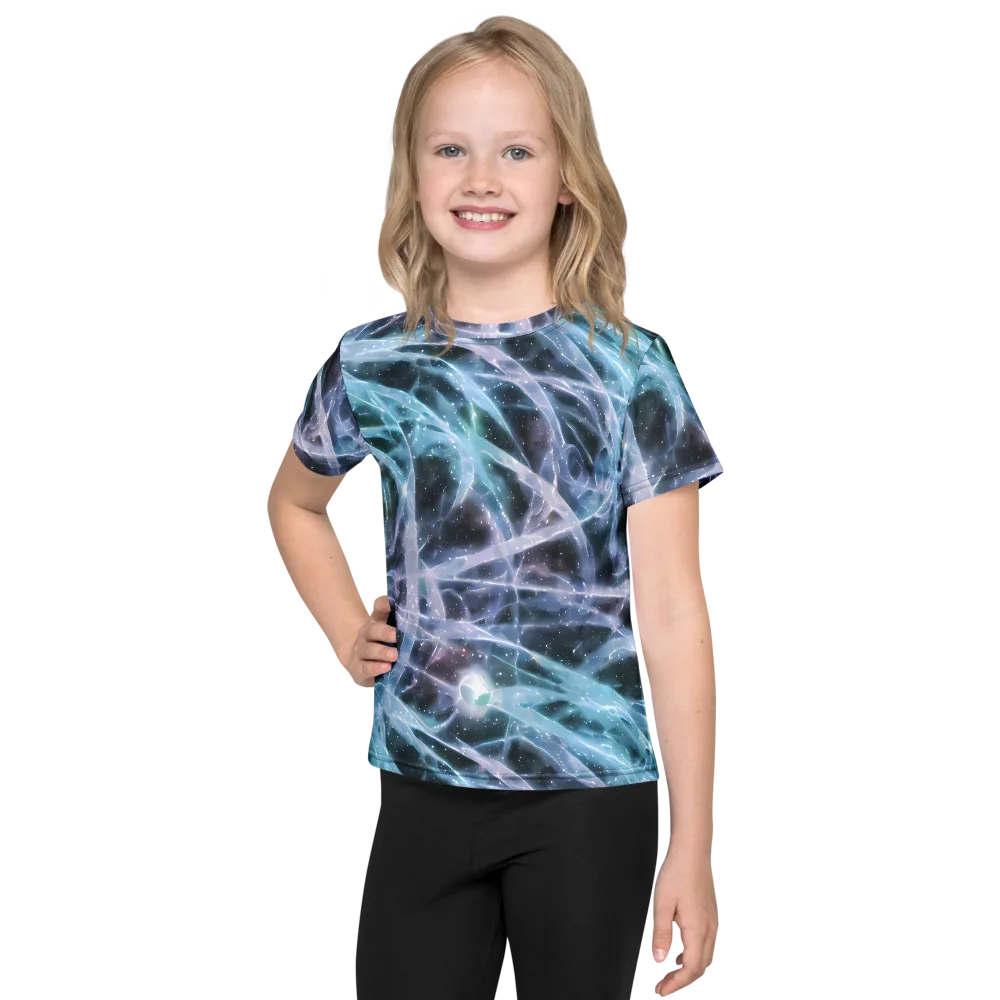 Icelight Drift on Kids Crew Neck T-Shirt — Front