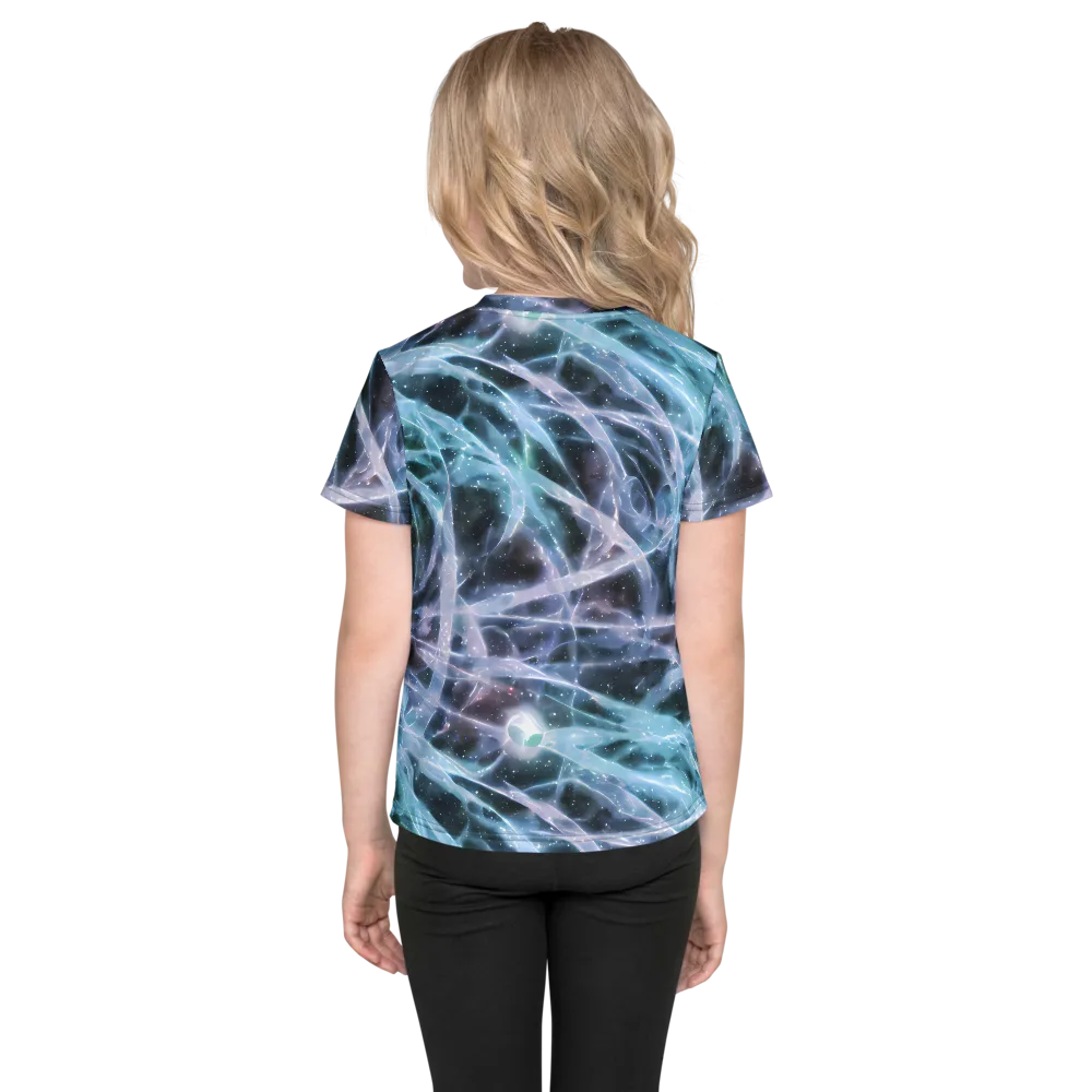 Icelight Drift on Kids Crew Neck T-Shirt — Back