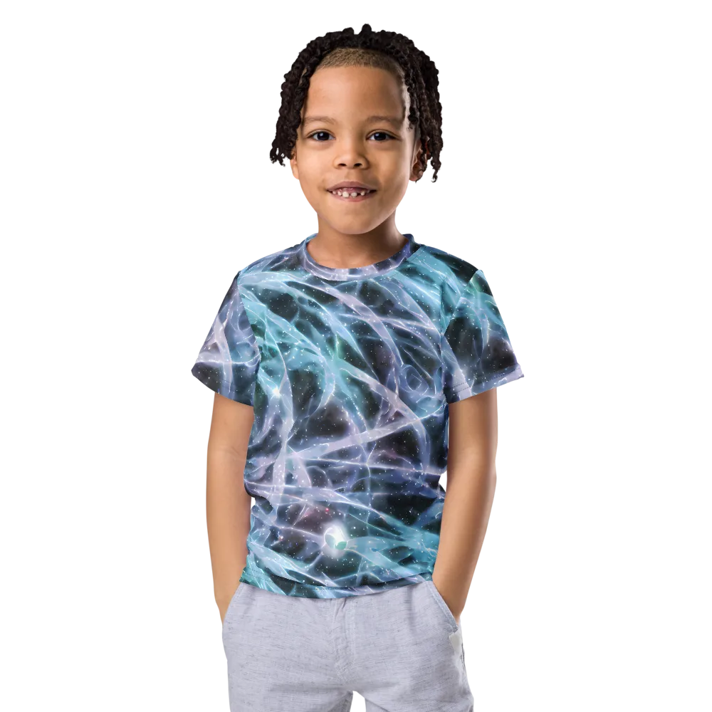 Icelight Drift on Kids Crew Neck T-Shirt — Front