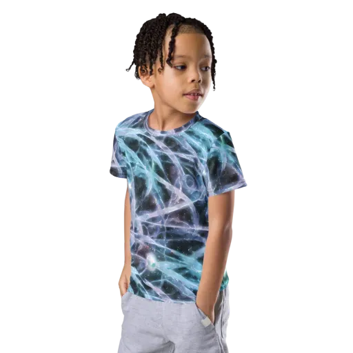 Icelight Drift on a Kids Crew Neck T-Shirt