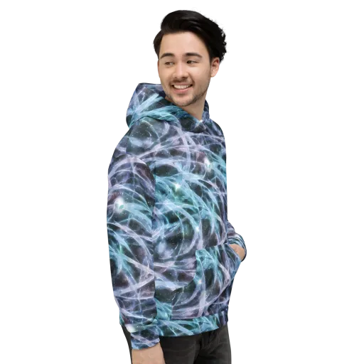 Icelight Drift on a Hoodie