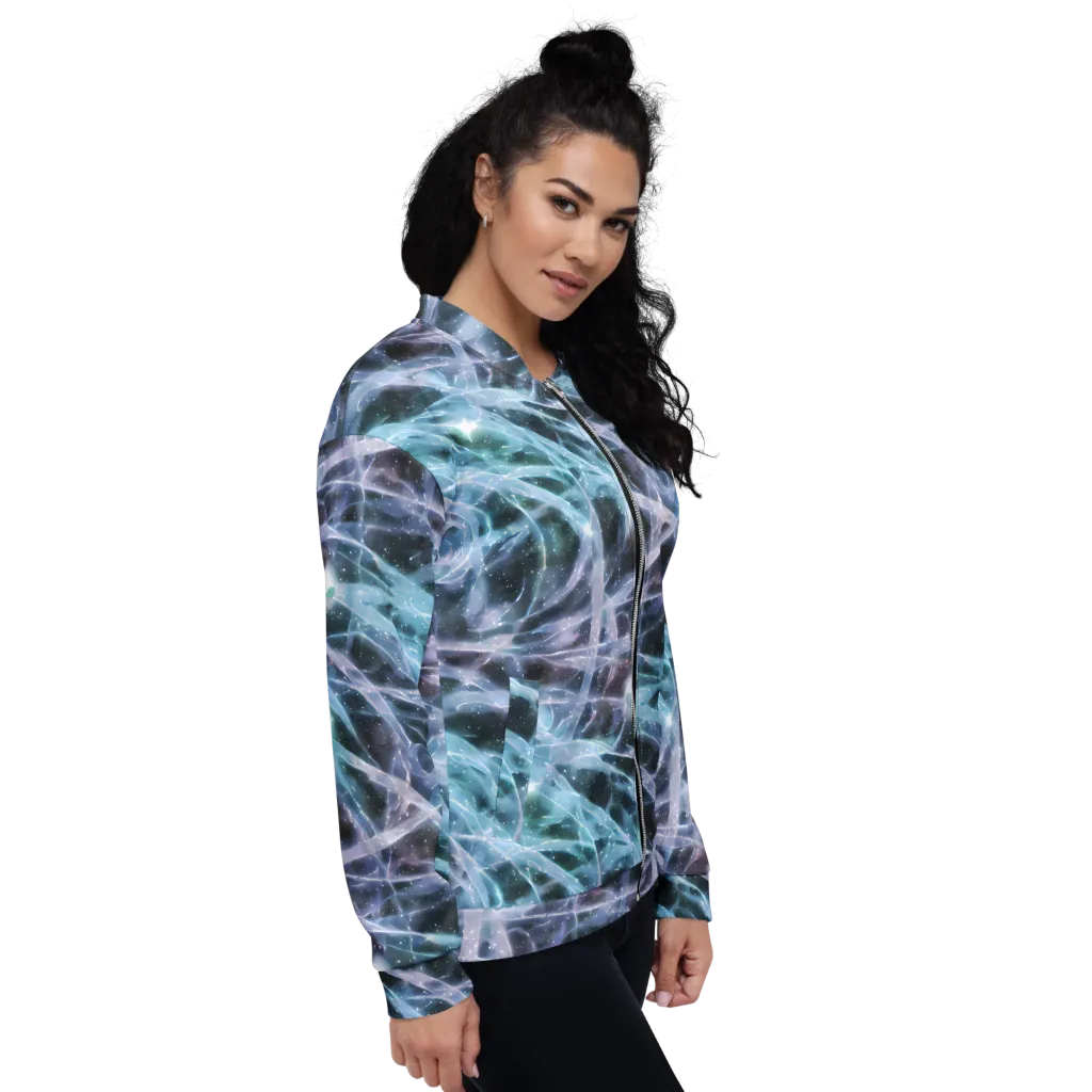 Icelight Drift on Bomber Jacket — Right