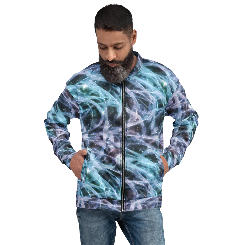 Icelight Drift on Bomber Jacket — Front