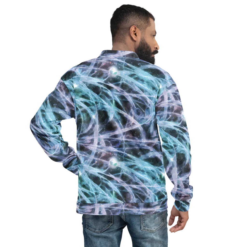 Icelight Drift on Bomber Jacket — Back