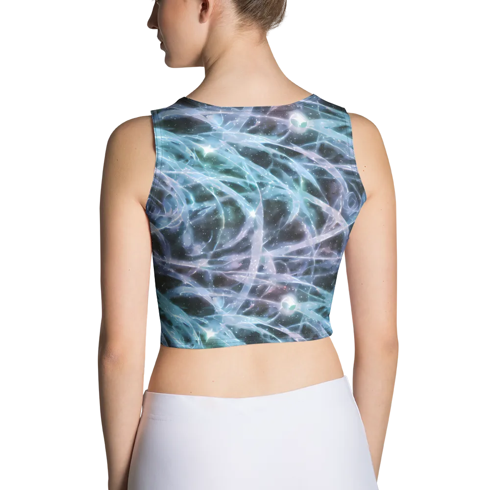 Icelight Drift on Crop Top — Back
