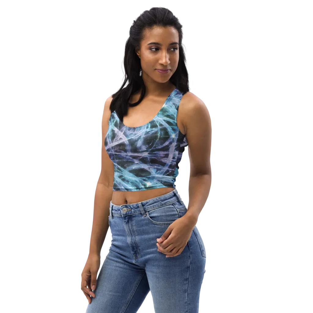 Icelight Drift on Crop Top — Left Front
