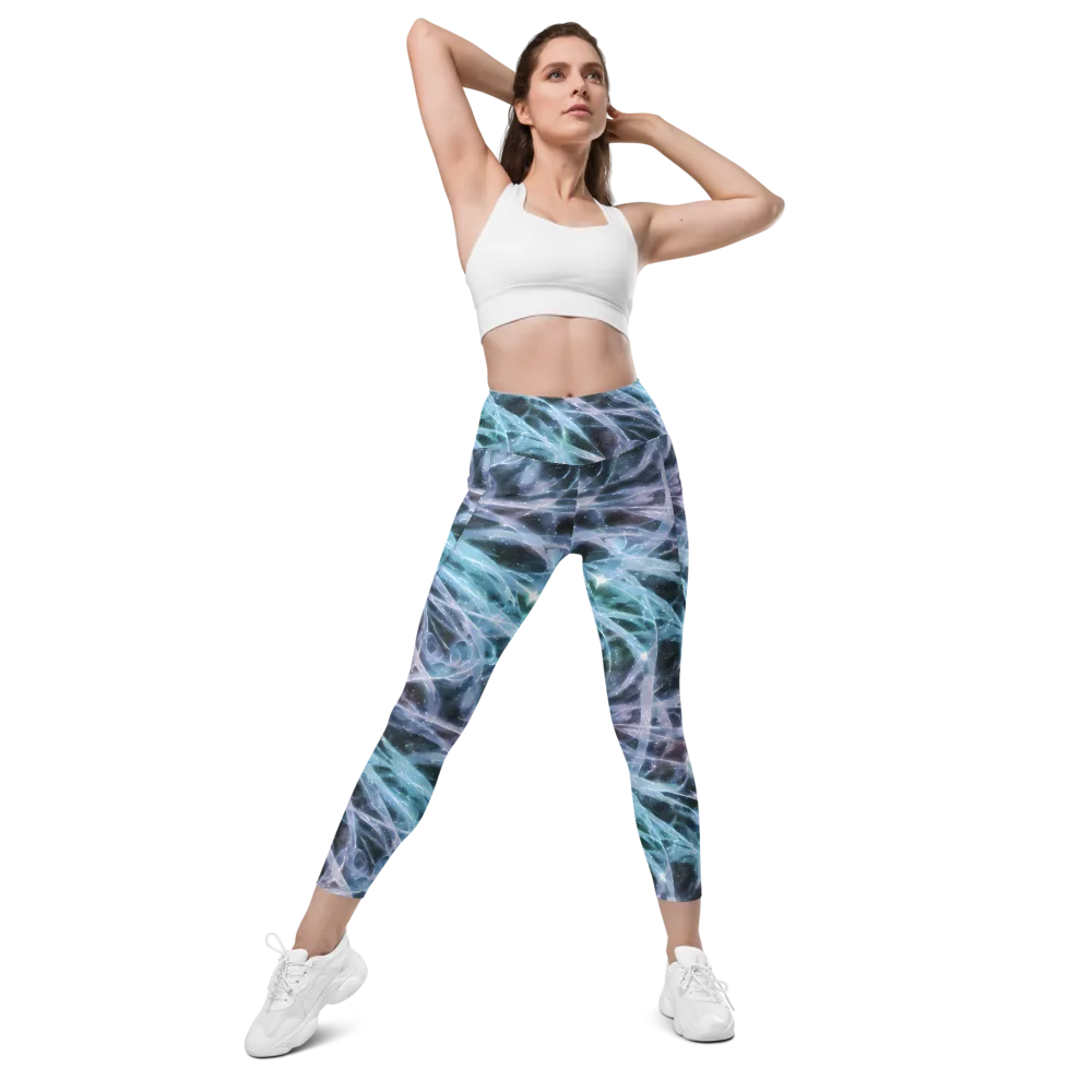 Icelight Drift on Leggings with Pockets — Front
