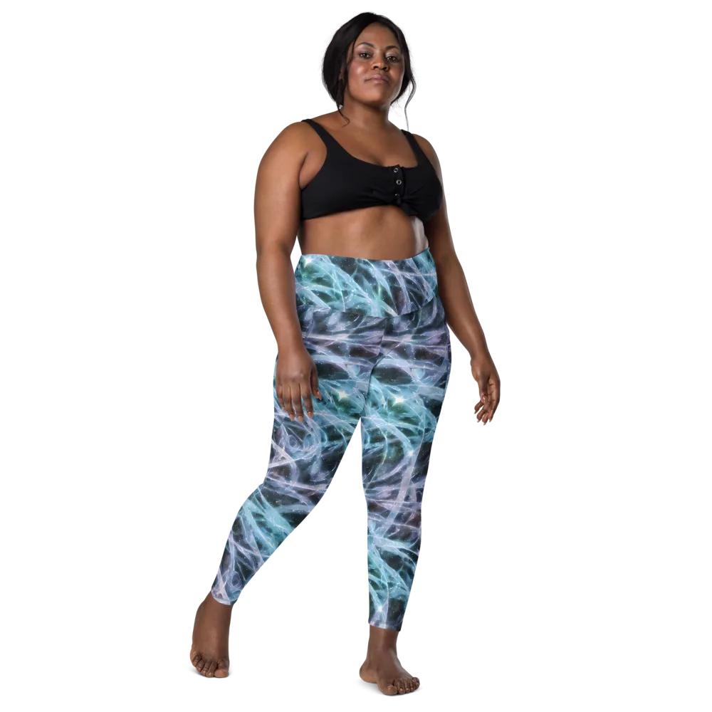 Icelight Drift on Leggings with Pockets — Front