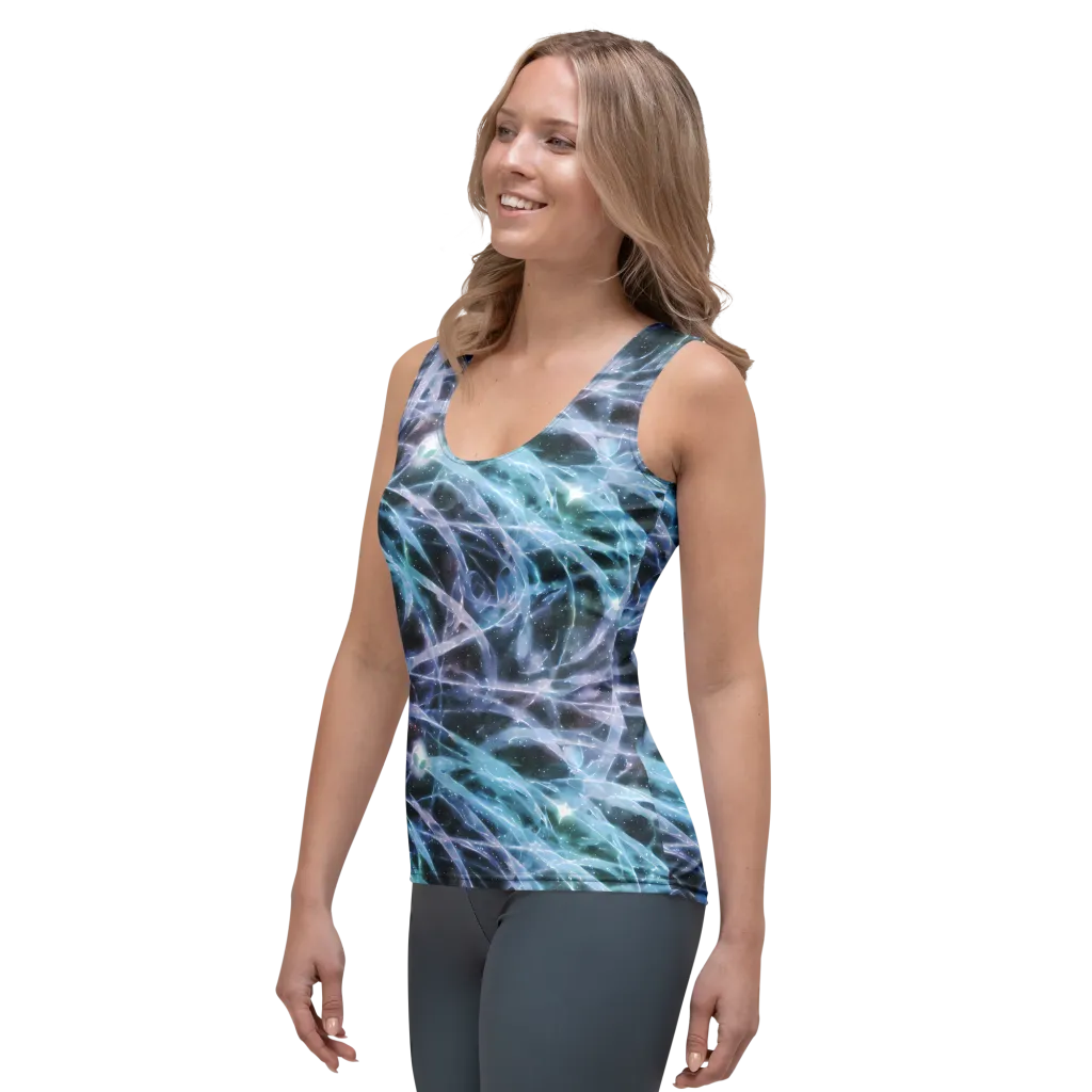 Icelight Drift on Women's Tank Top — Left Front