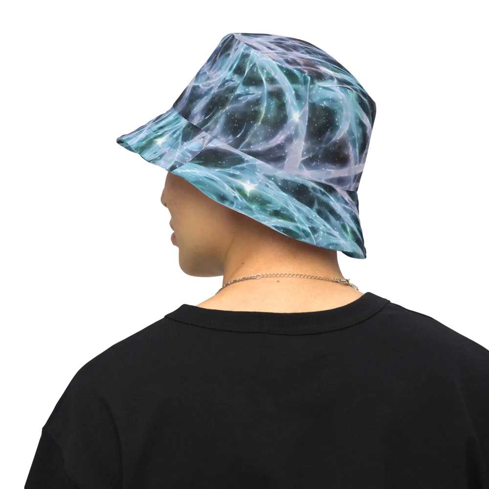 Icelight Drift on Reversible Bucket Hat — Back Inside