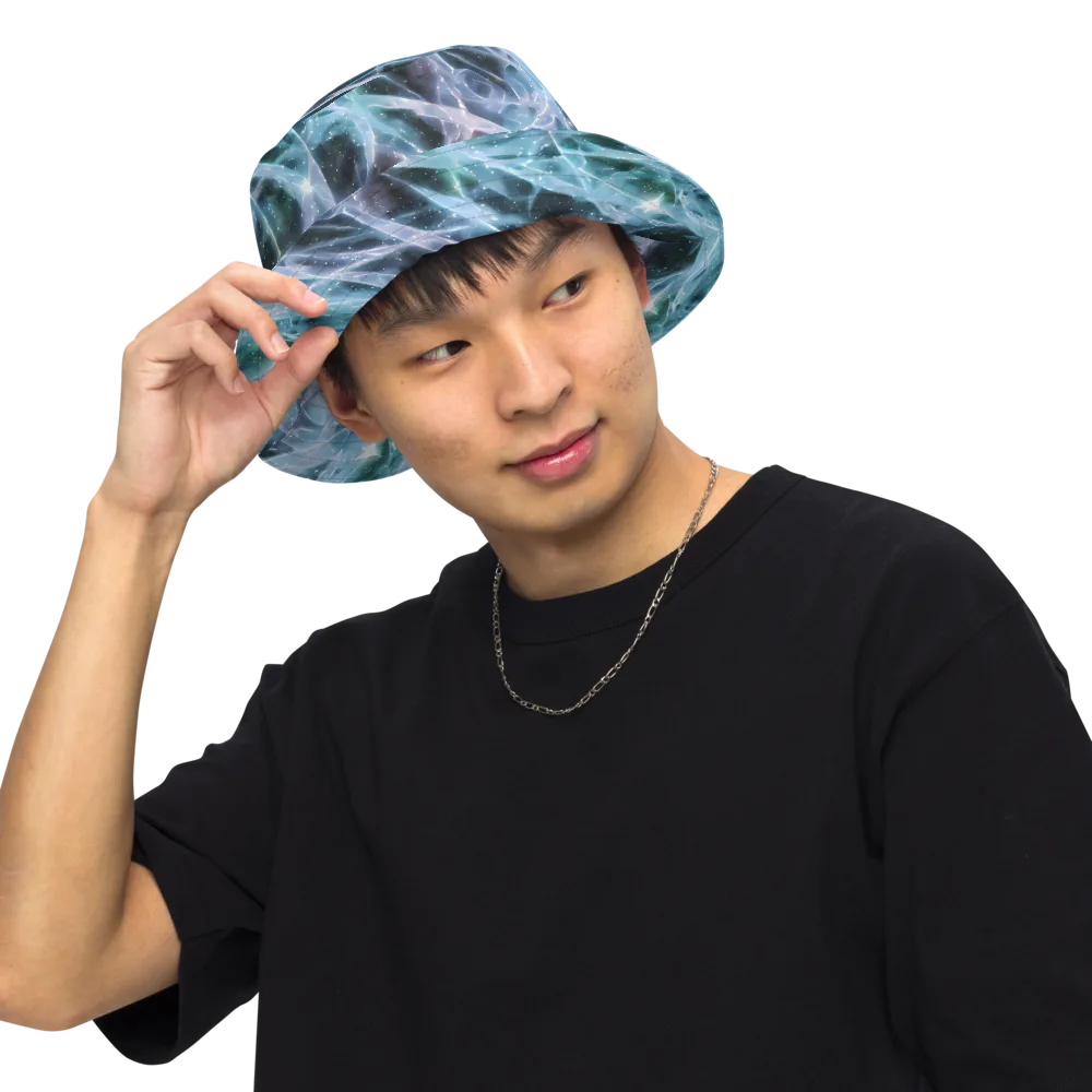 Icelight Drift on Reversible Bucket Hat — Front Inside