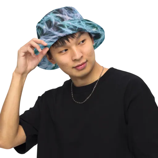 Icelight Drift on a Reversible Bucket Hat