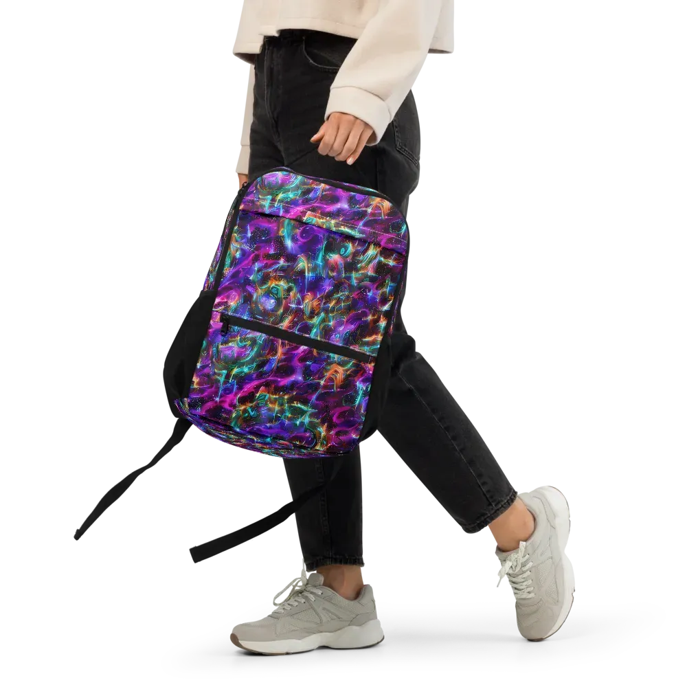 Magenta Mirage on Utility Backpack — Front