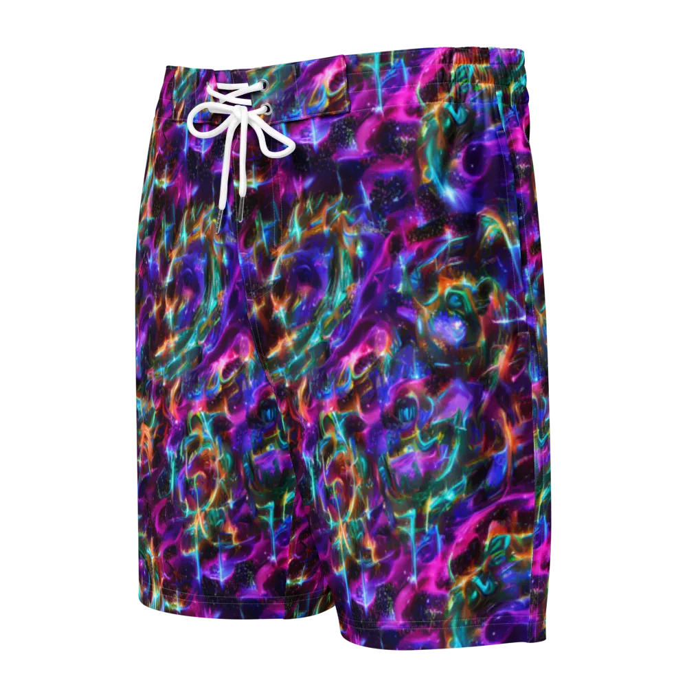 Magenta Mirage on Men's Board Shorts — Front