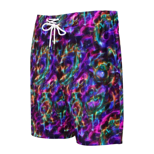 Magenta Mirage on a Men's Board Shorts