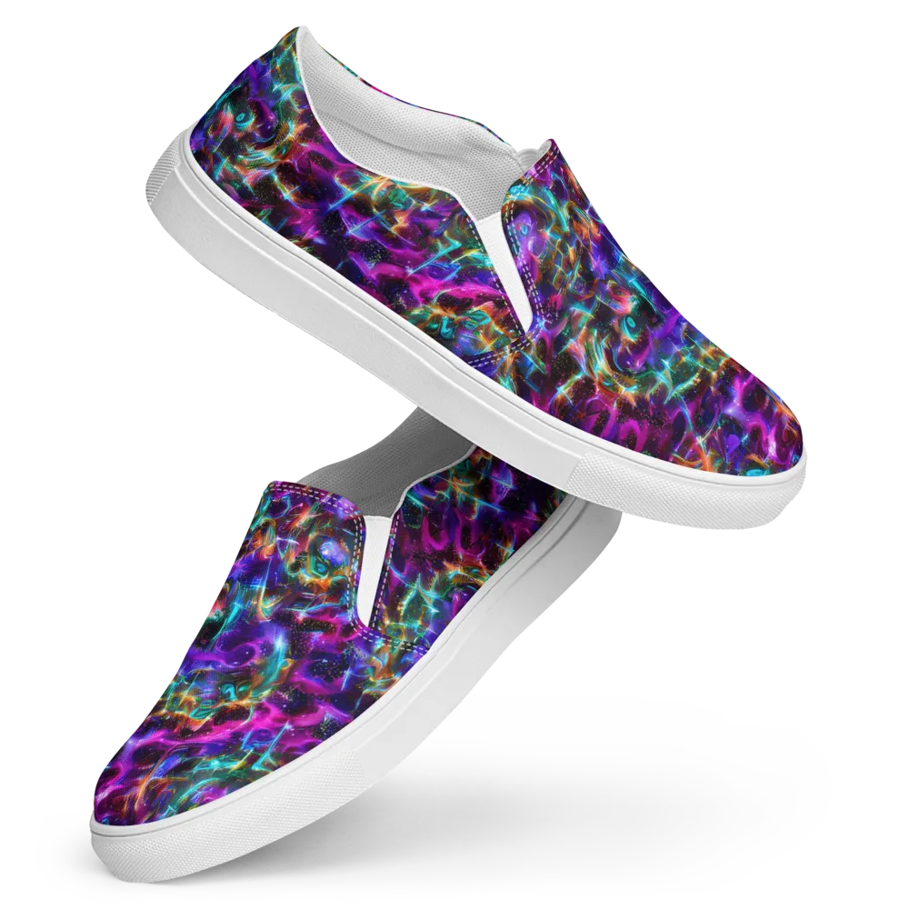 Magenta Mirage on Women's Slip-On Canvas Shoes — Front