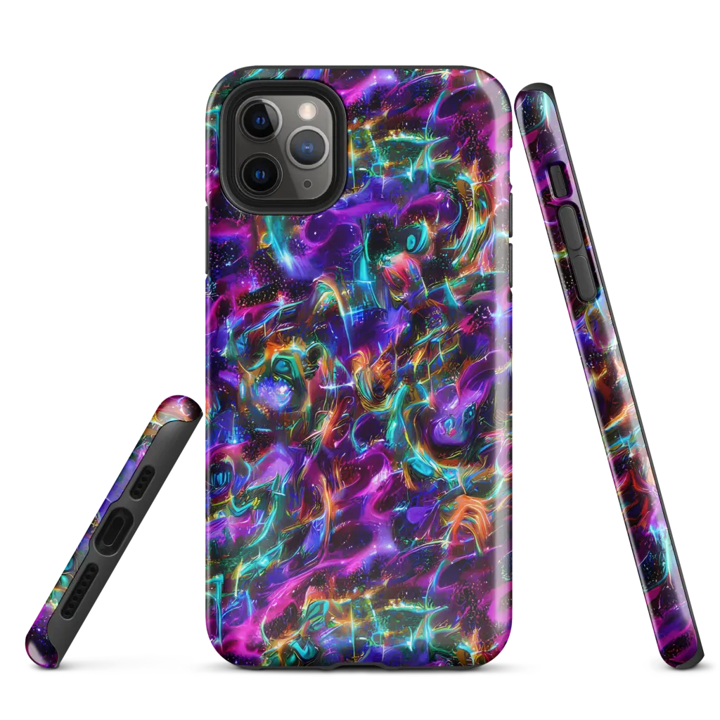 Magenta Mirage on Tough Case for iPhone® — Front