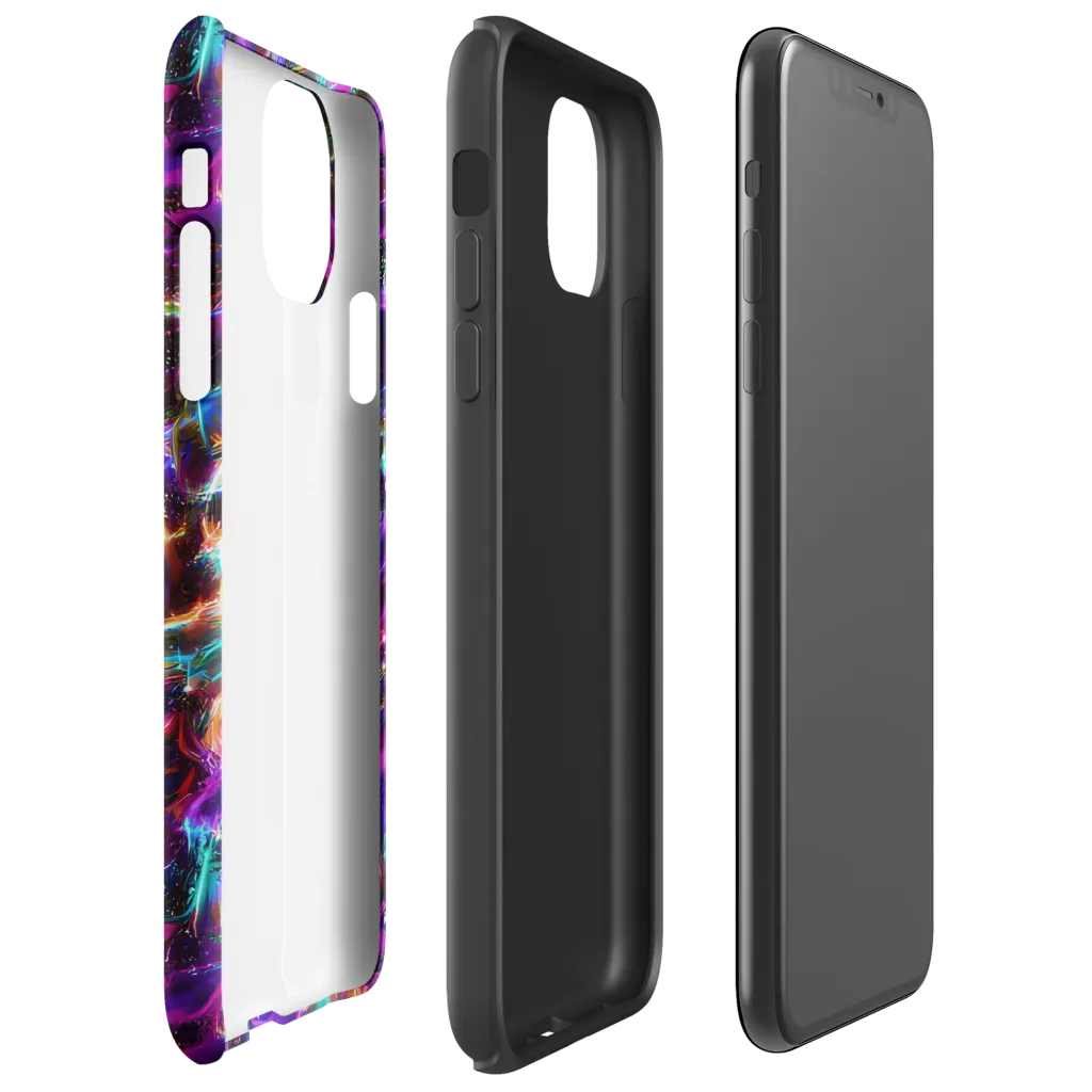 Magenta Mirage on Tough Case for iPhone® — Right
